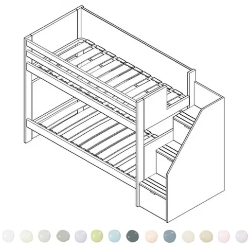 Muba Bespoke loft bed with stairs
