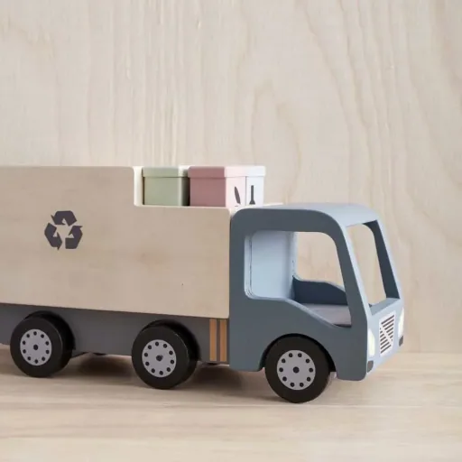 Kids Concept Toys garbage truck wood
