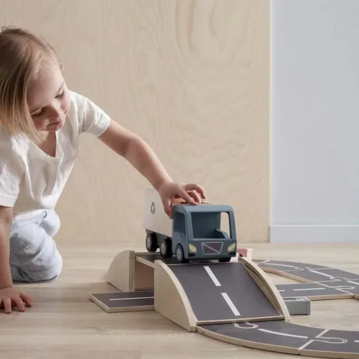 Kids Concept Toys garbage truck wood