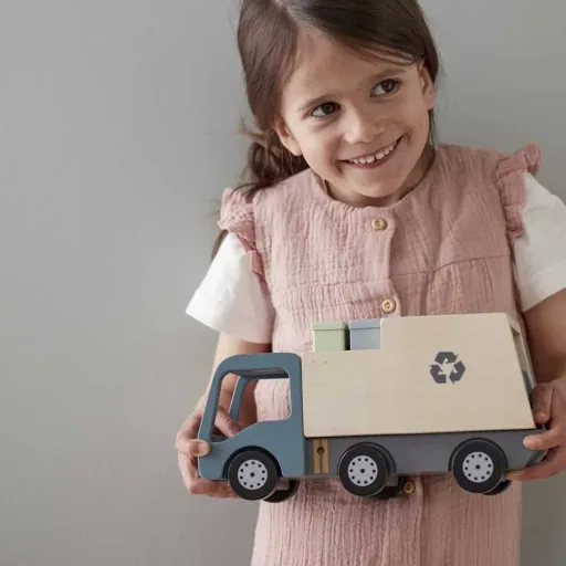 Kids Concept Toys garbage truck wood