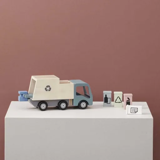 Kids Concept Toys garbage truck wood