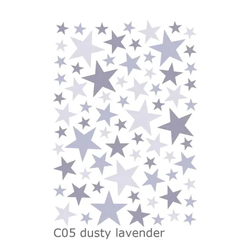 Lilipinso Wall Sticker Basics Mixed stars, Color: Deep Ocean