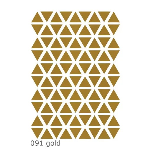 Lilipinso Wall Sticker Basics triangles, Color: jungle