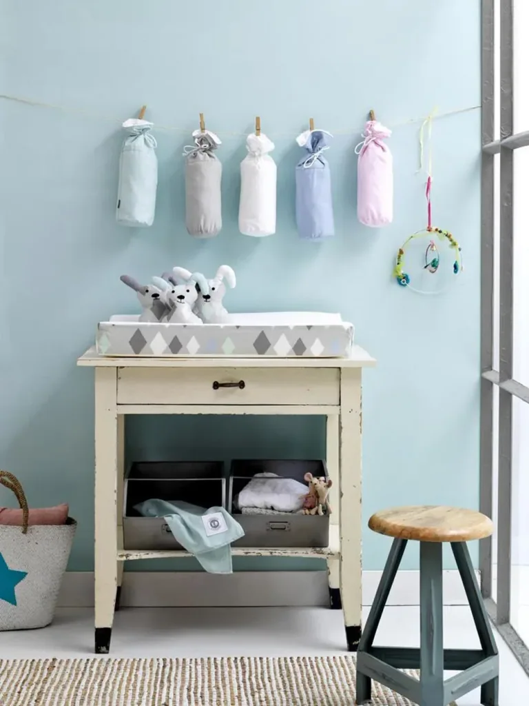 Kidsdepot Stool metal wood yellow
