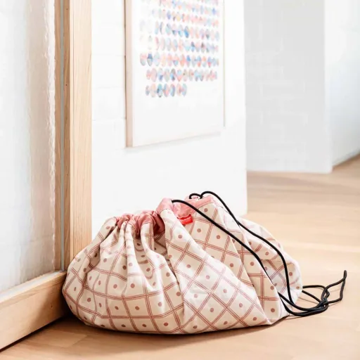 Play & Go game bag print diamond coral