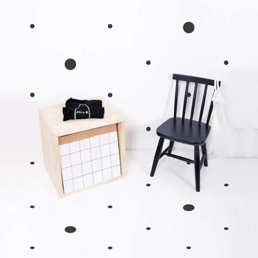 Lilipinso Wall Sticker basics giant points, Color: Cold Gray