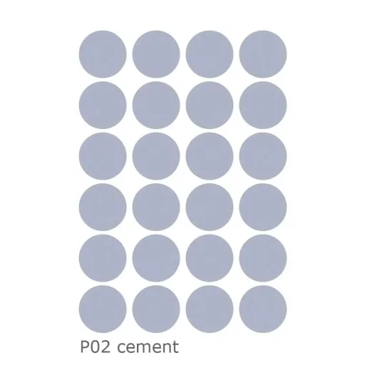Lilipinso Wall Sticker basics giant points, Color: Cold Gray