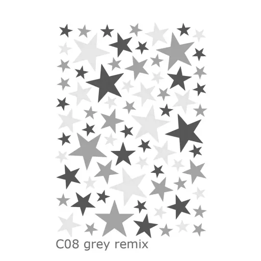 Lilipinso Wall Sticker Basics Mixed stars, Color: Gentle Sky