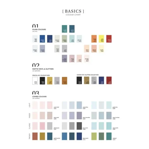 Lilipinso Wall Sticker Basics Mixed stars, Color: Dusty Ice Blue