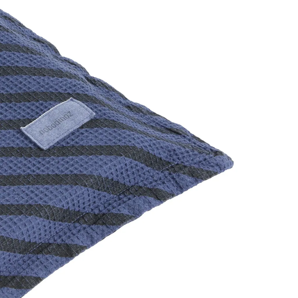 Nobodinoz LANDSCAPE Play Mat, 60 x 120 cm, Color: Cobalt Striped