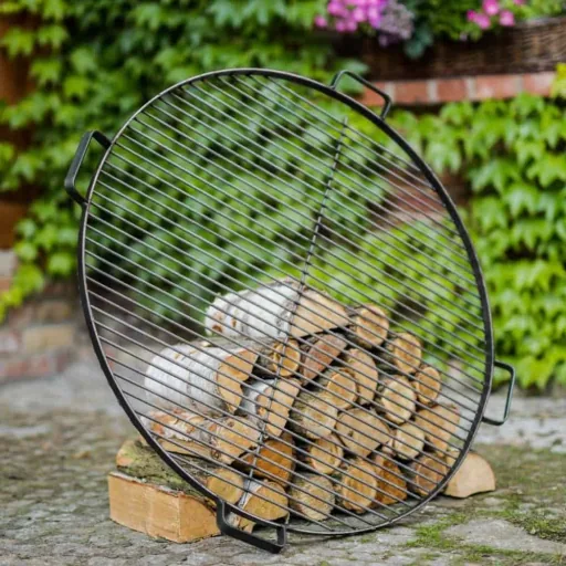 80 cm Grill Grate for Fire Pit with Handles