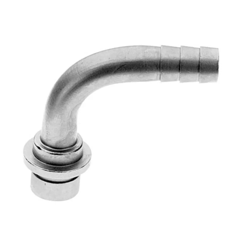 Curved nozzle - 7mm for beer hose or CO2 hose