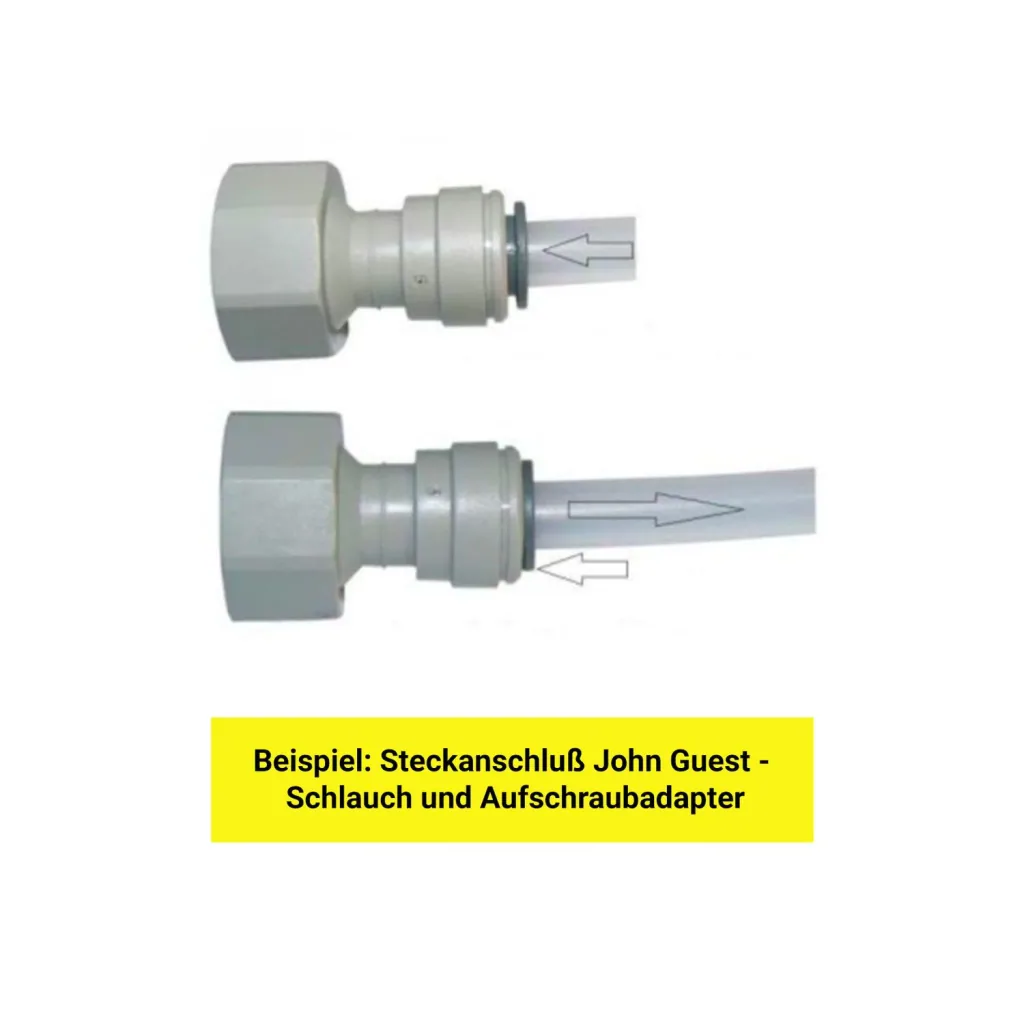 Hose connector, Hose adapter 5/8" for 3/8" - Screw-on connector for beer & air lines