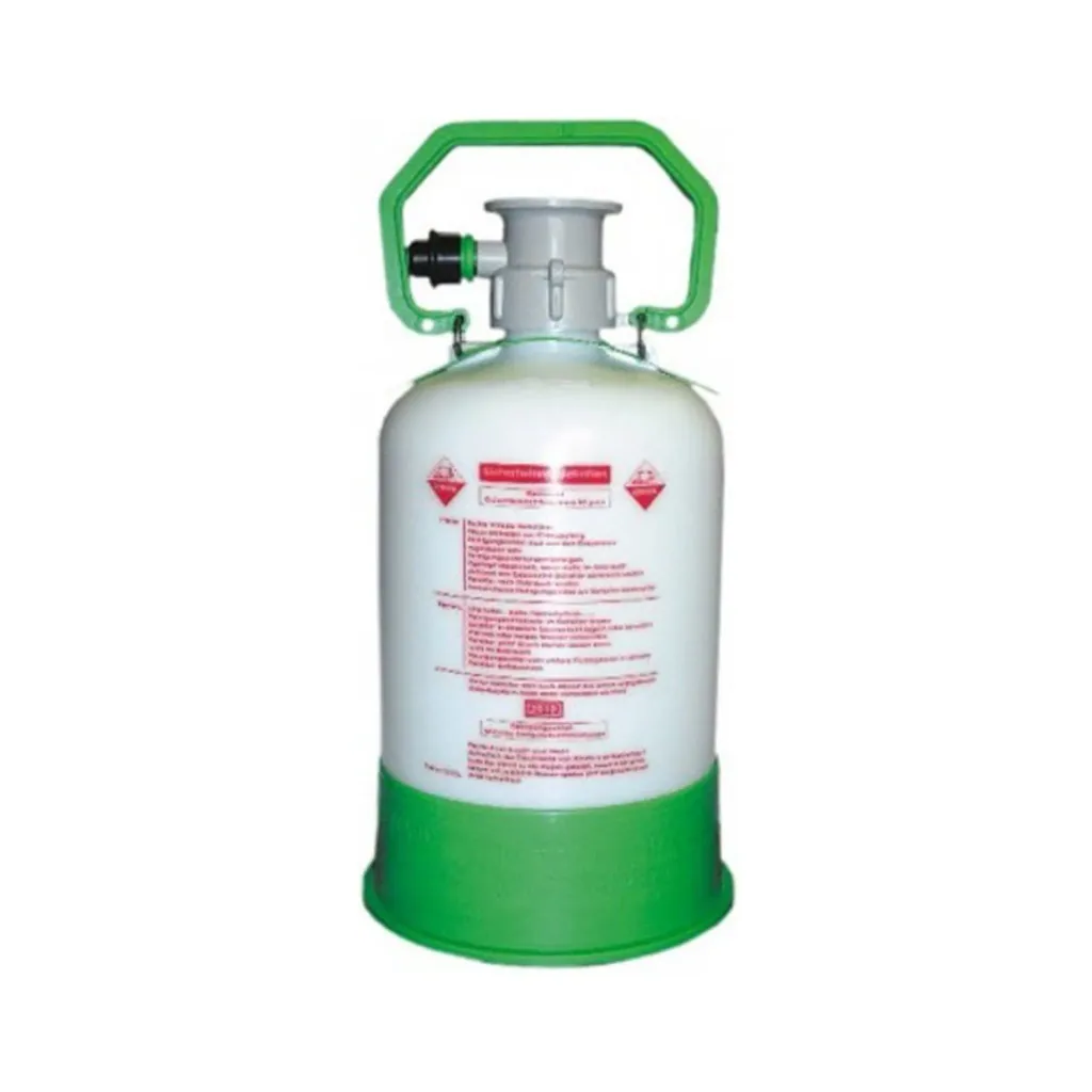 Beer line cleaning bottle - 5L, made of plastic for cleaning dispensing systems