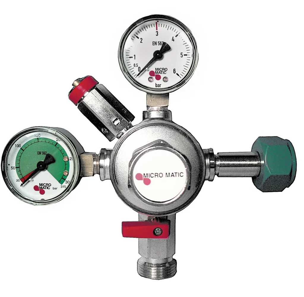 CO2 Regulator, CO2 Pressure Reducer - Micro-Matic, for beer dispensing system