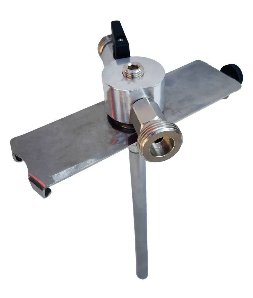 Adapter for 5 litre Beer Keg, high-quality metal design with beer stopcock