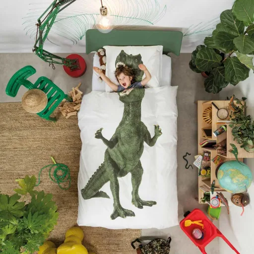 Snurk Bedding dinosaurs 135 x 200