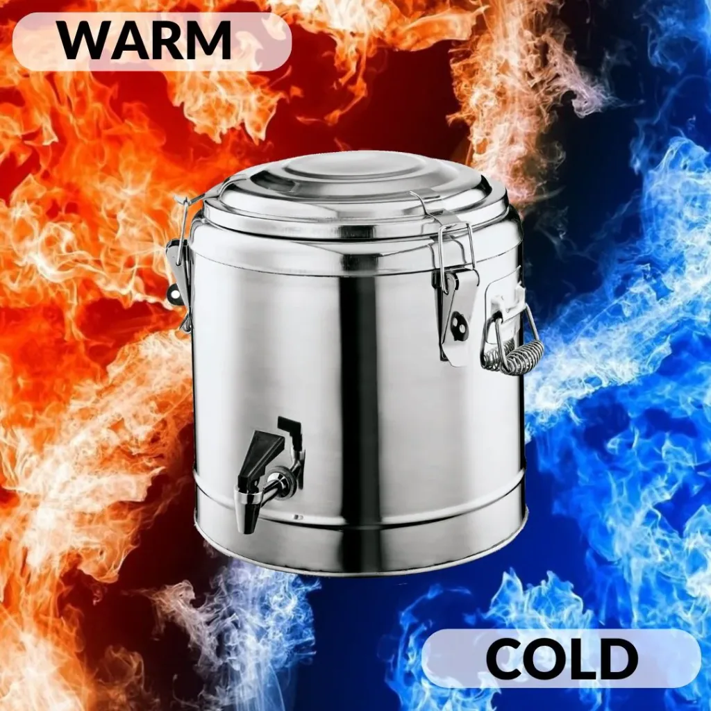 Hot drinks dispenser, hot beverage dispenser, hot drinks container, insulated beverage dispenser - with tap, 20L