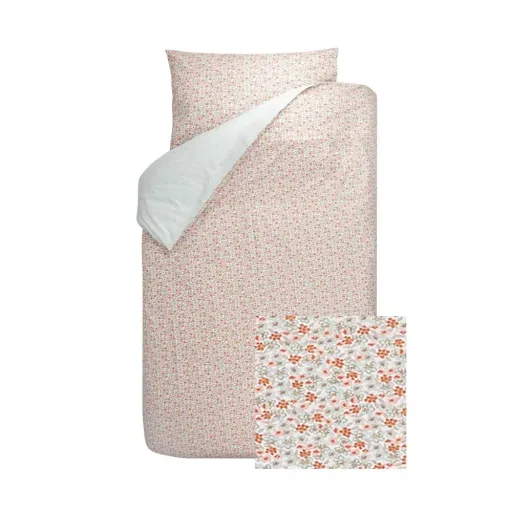 Bink childrens Beding Bibi scattered pink pink red turquoise 100 x 135