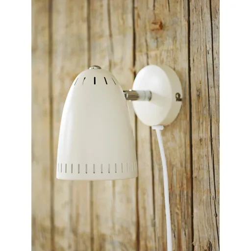 Superliving wall lamp metal "Dynamo" briefly matt white