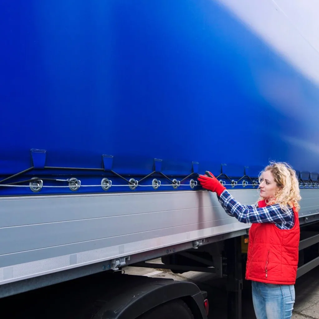 PVC Tarpaulin, Waterproof Cover, 650g/m², blue, tear resistant, 4x6 m (24m²)