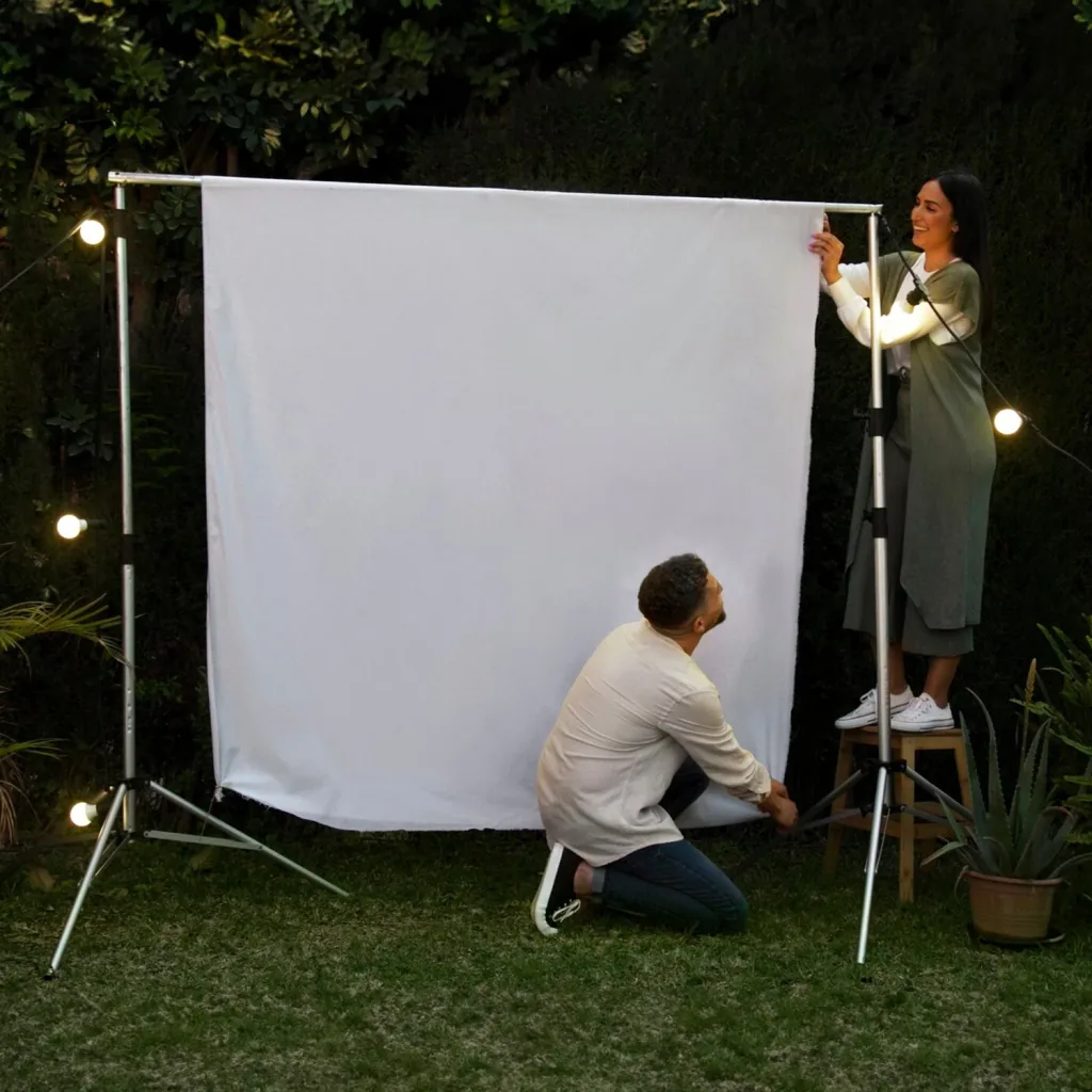 White PVC Tarp 3x6m - Heavy Duty Waterproof Tarpaulin