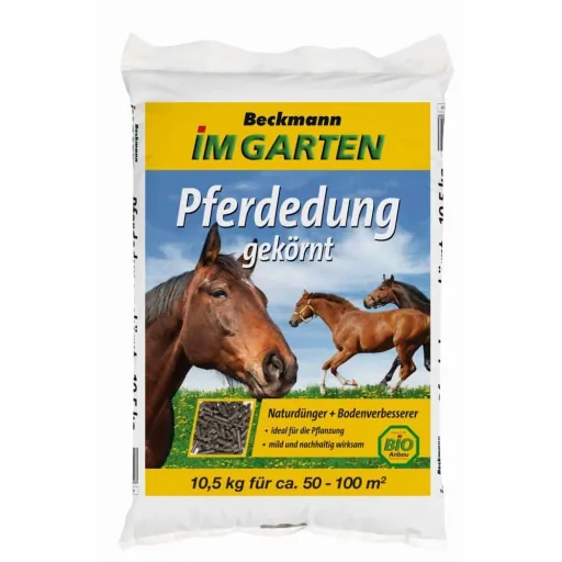 Horse Manure 10.5kg, Organic Fertilizer, Granulated for 50-100m², Garden Fertilizer