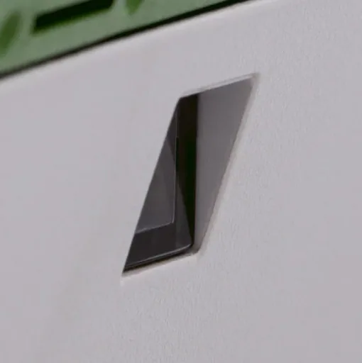 Hand dryer - PQ14, automatic, plastic, Color: Stainless steel look
