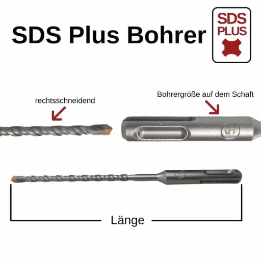SDS Plus Hammer Drill Bit, 14mm, 4 Flute