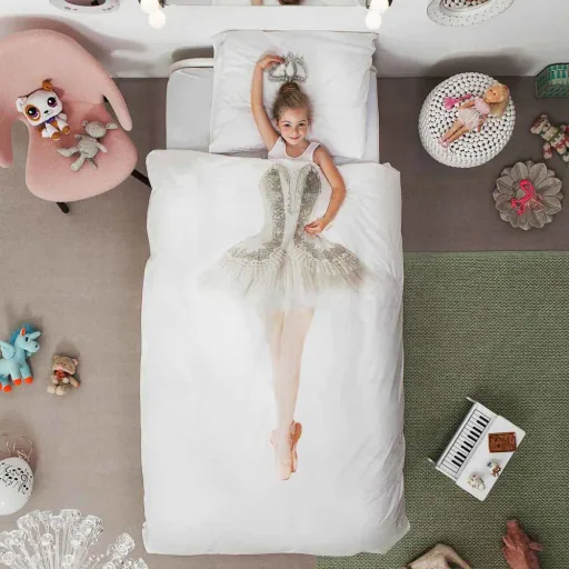 Snurk girls Bedding Ballerina 135 x200