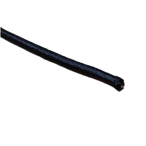Elastic Bungee Cord - 10 mm Black, 20 Meter