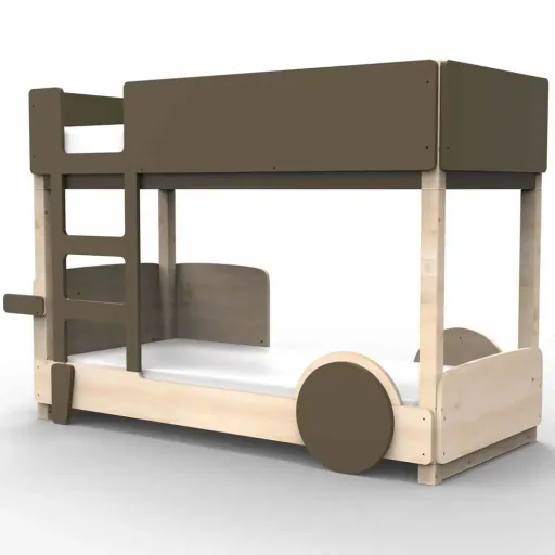 Mathy by Bol's bunk bed "Discovery", Color elements: Summer pink