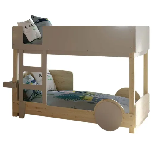 Mathy by Bol's bunk bed "Discovery", Color elements: Summer pink