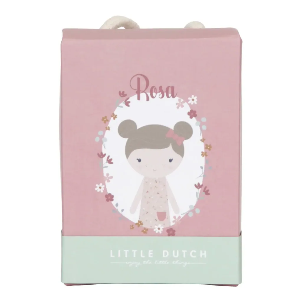 Little Dutch Cloth doll, Cuddle doll - Pink, 10 cm