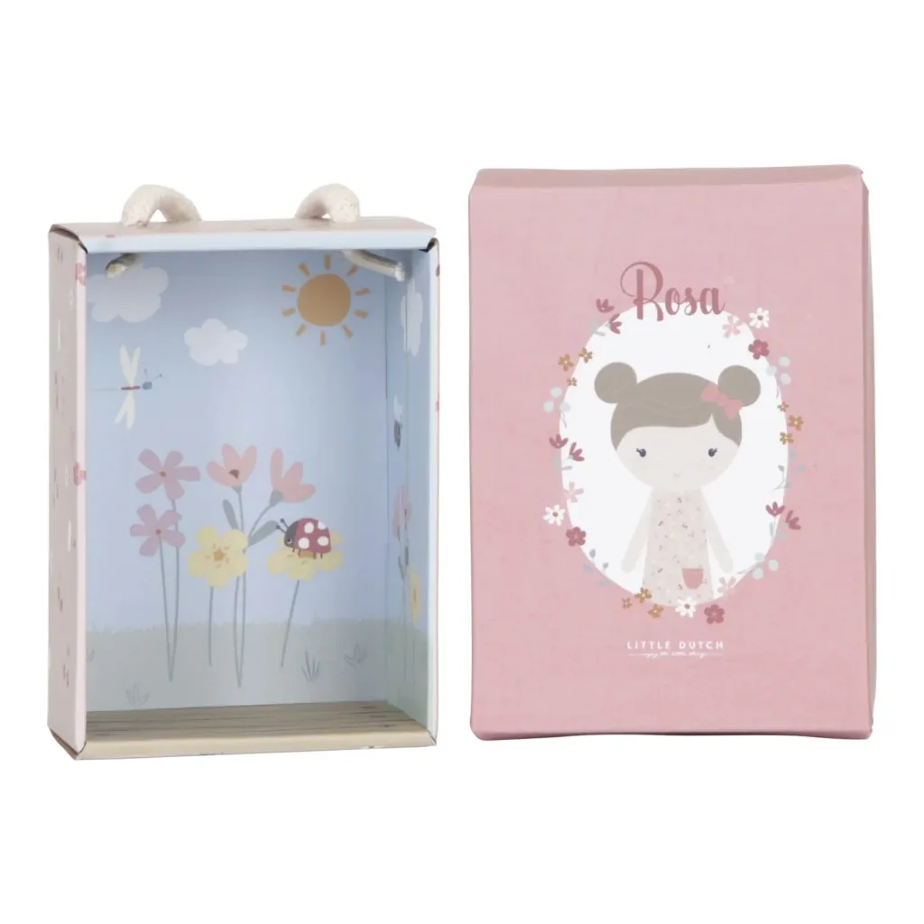 Little Dutch Cloth doll, Cuddle doll - Pink, 10 cm