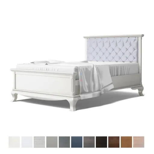 Romina Antonio Double Bed headboard padded