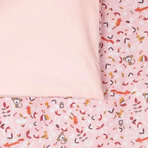 Bink childrens bedding sofie animals pink 100 x 135