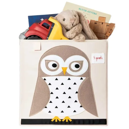 3 Sprout's toy basket owl