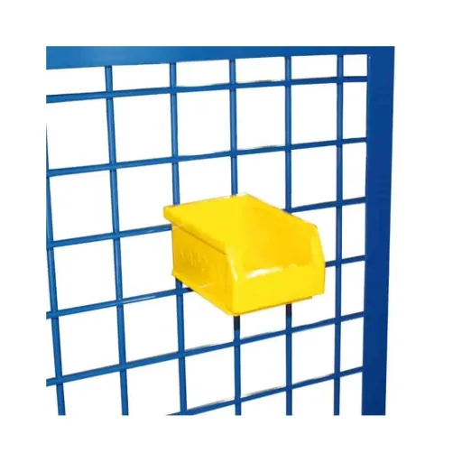 Yellow Storage Box, Small Plastic Organizer, Tool Box