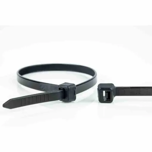 Black Cable Ties, 430mm, UV Resistant, 100 Pack