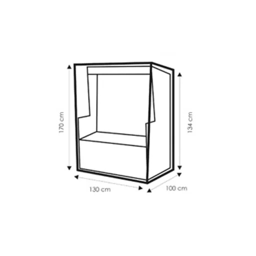 Beach Chair Cover, Weatherproof Outdoor Furniture Cover - 130x105x170/135 cm