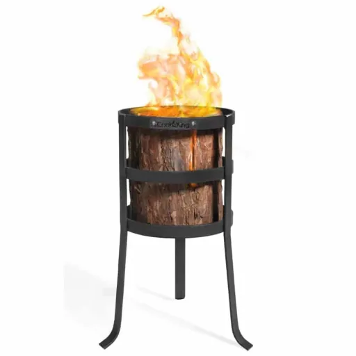 MALMO Fire Pit: Garden Fireplace for Outdoor Swedish Flame