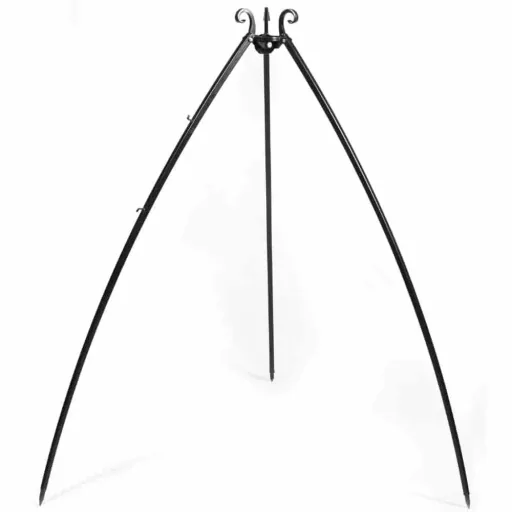 Swivel Grill Set: 200cm Tripod & 60cm Grill Grate for Outdoor Cooking