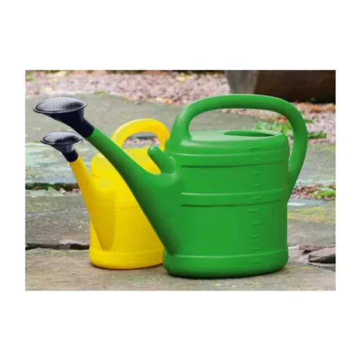 10 Liter Green Watering Can with Detachable Rose