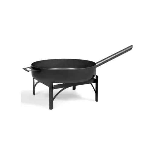 50cm Steel Grill Pan for Fire Pit and Campfire Cooking