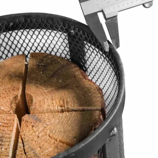 Steel Fire Pit - 20cm Garden Fire Bowl for Outdoor Fire Pit