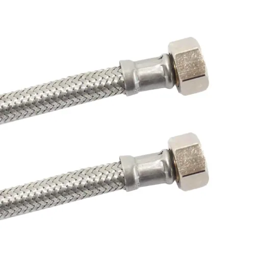 3/8 Inch Stainless Steel Braided Water Hose, 1500mm, DN8