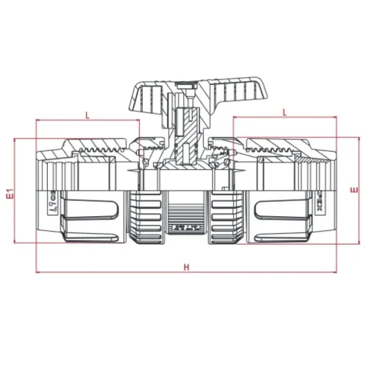 PE Pipe Fitting 25mm, Compression Connector for Water Systems