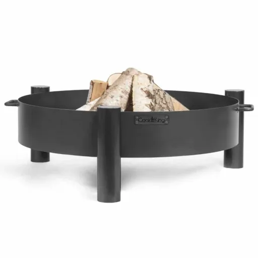 62cm Fire Pit Cover, Steel Fire Bowl Lid, Spark Screen