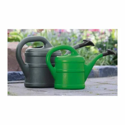 5 Liter Watering Can, Anthracite Plastic with Sprinkler